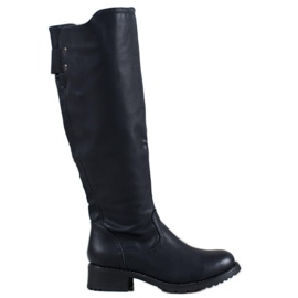 Super Me Eko kožne čizme crna