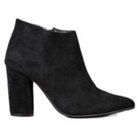 Marquiz Seksi čizme s patentnim zatvaračem crna