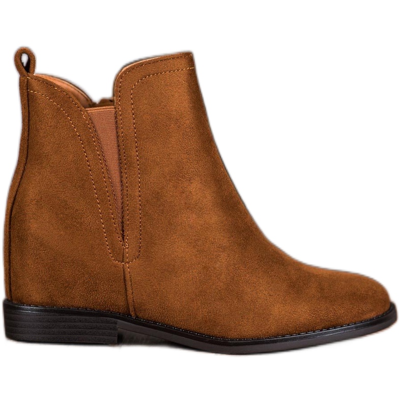 SHELOVET Udobne kaubojske čizme smeđa