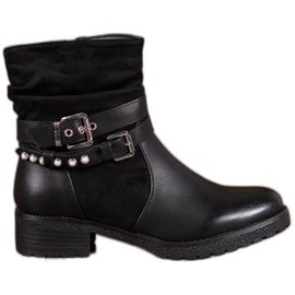 Super Mode Radnici s biserima crna