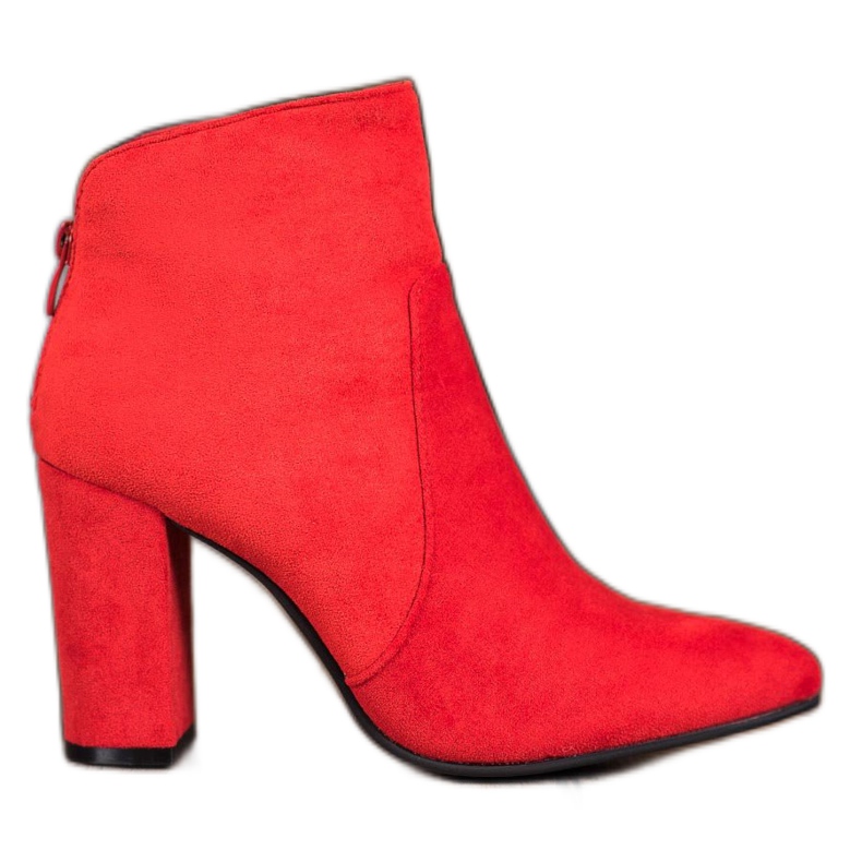 Ideal Shoes Klasične čizme na postu crvena