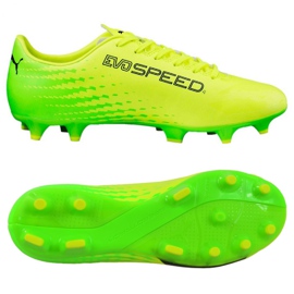 Kopačke Puma Evo Speed ​​17,4 Fg M 104017 01 višebojan žuta boja