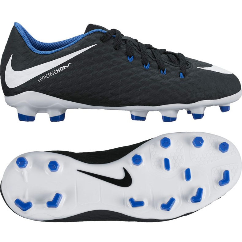 Nike Hypervenom Phelon Iii Fg Jr 852595-002 crno crno