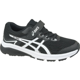 Patike za trčanje Asics GT-1000 8 Ps Jr 1014A067-001 bijela crna