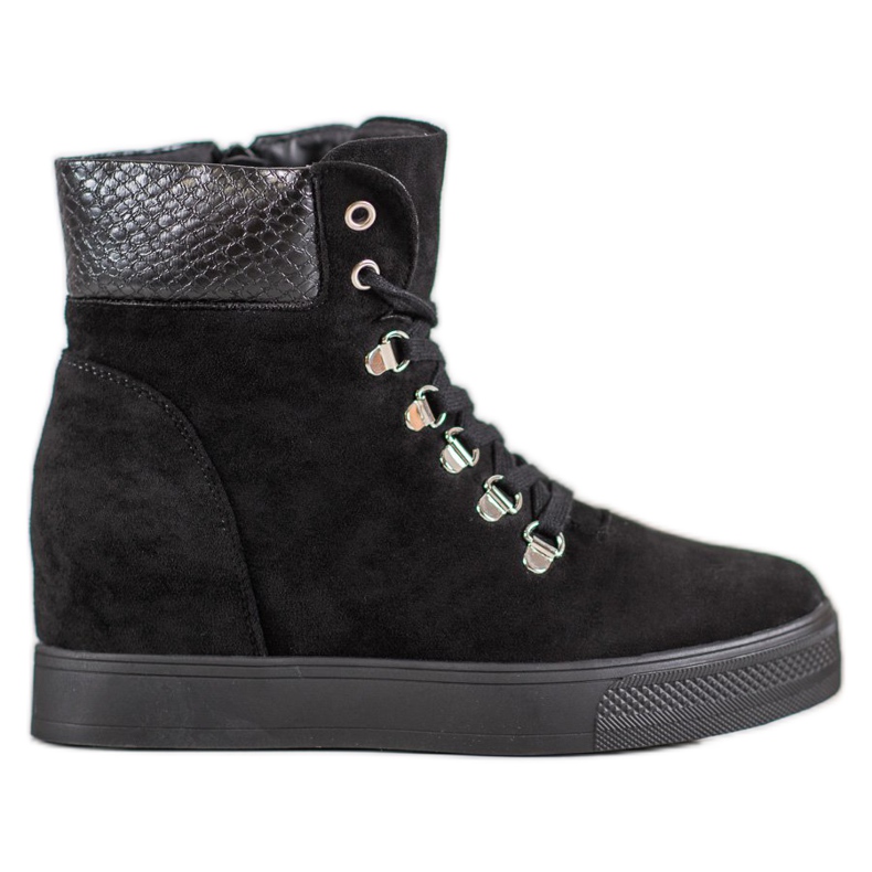 Bestelle Modne čizme na klin crno