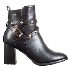 SDS Čizme na stupu sa kamenčićima crno