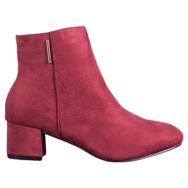 Evento Bordo čizme od antilopa crvena višebojan