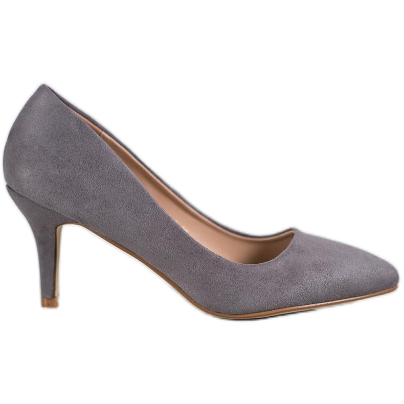 SHELOVET Pumpe od sivih antilopa siva