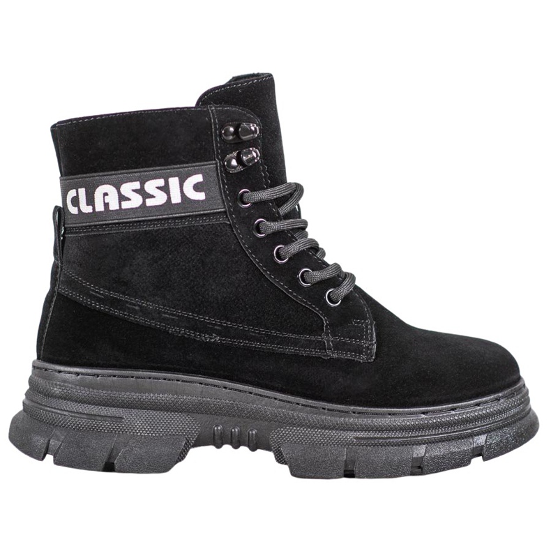 Bella Paris Klasične čizme na platformu crno