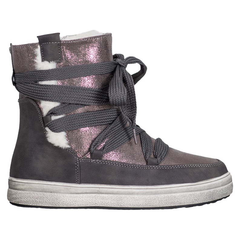 SDS Tople čizme za snijeg siva