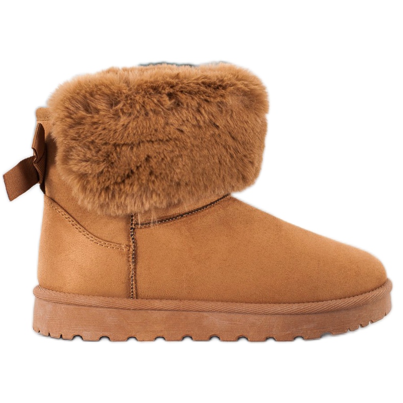 SHELOVET Mukluki sa krznom smeđa