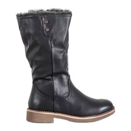 SDS Čizme s namotanom drškom crna