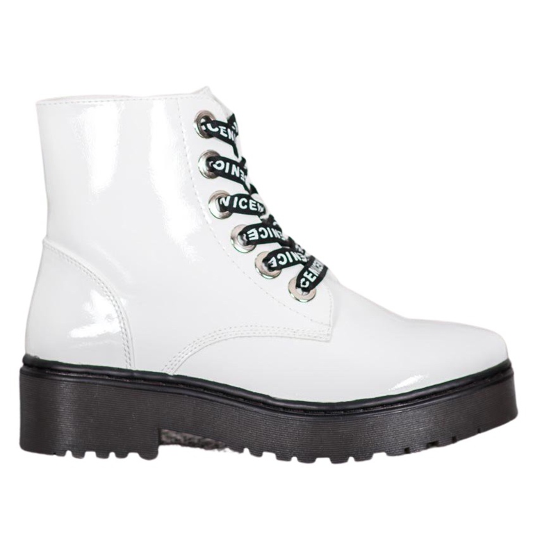 Sergio Leone Bijele cipele na platformi bijela