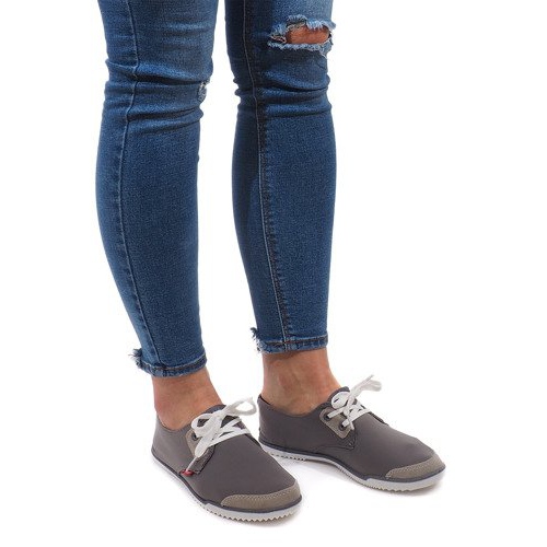 Lycra CC8518 sive tenisice na vezanje siva