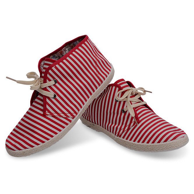 Čizme Tenisice na potplat od slame 2607 Crvena