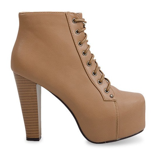 Čvrste čizme na petu 9502 kaki