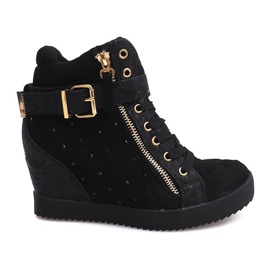 Tenisice na klin 6227-Y Crne crna