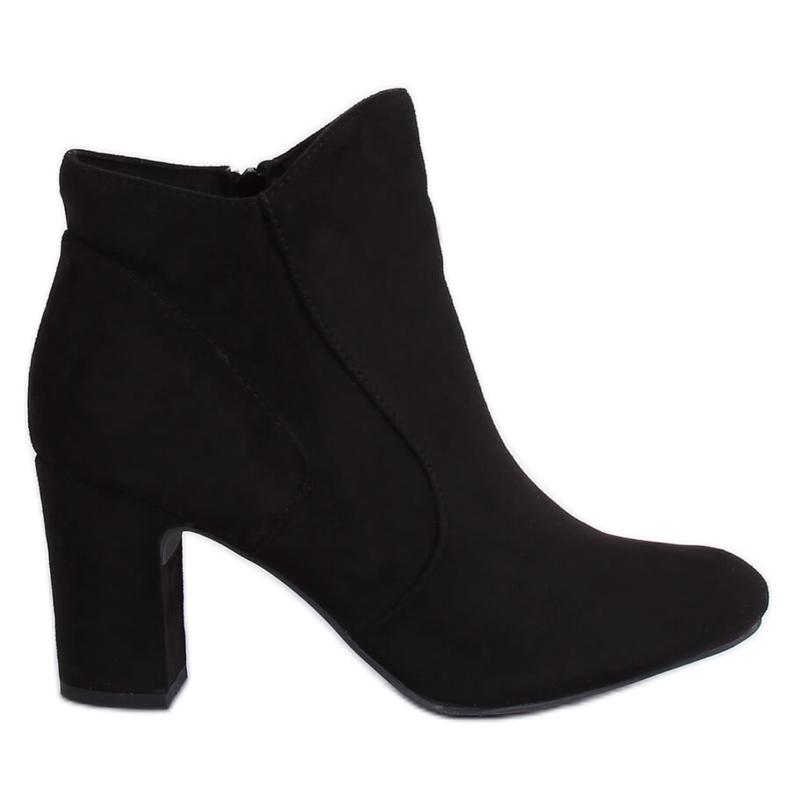 Crne čizme s visokim potpeticama K1809810 Negro Ii Quality crno