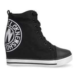 Modne tenisice Tlck crne crna