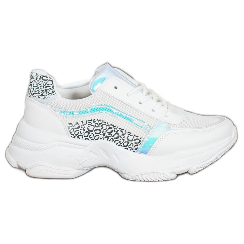 SHELOVET Tenisice s Holo efektom bijela