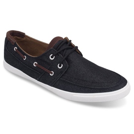 806 Crne mokasine na vezanje crna