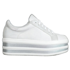 Seastar Tenisice na modnoj platformi bijela