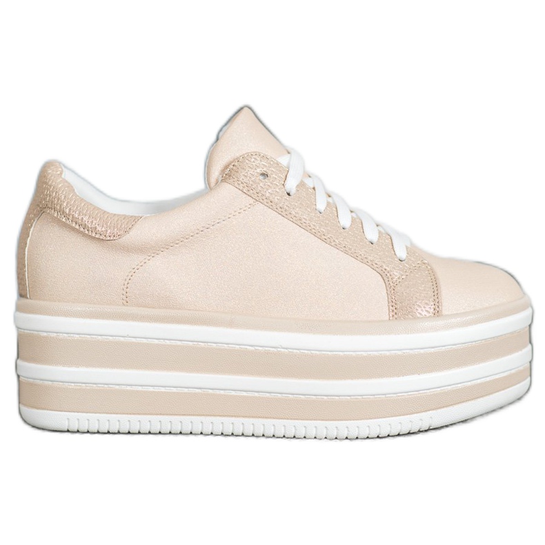 Seastar Tenisice na modnoj platformi smeđa