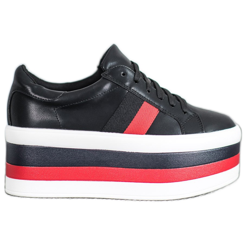 Seastar Cipele na modnoj platformi crno raznobojna