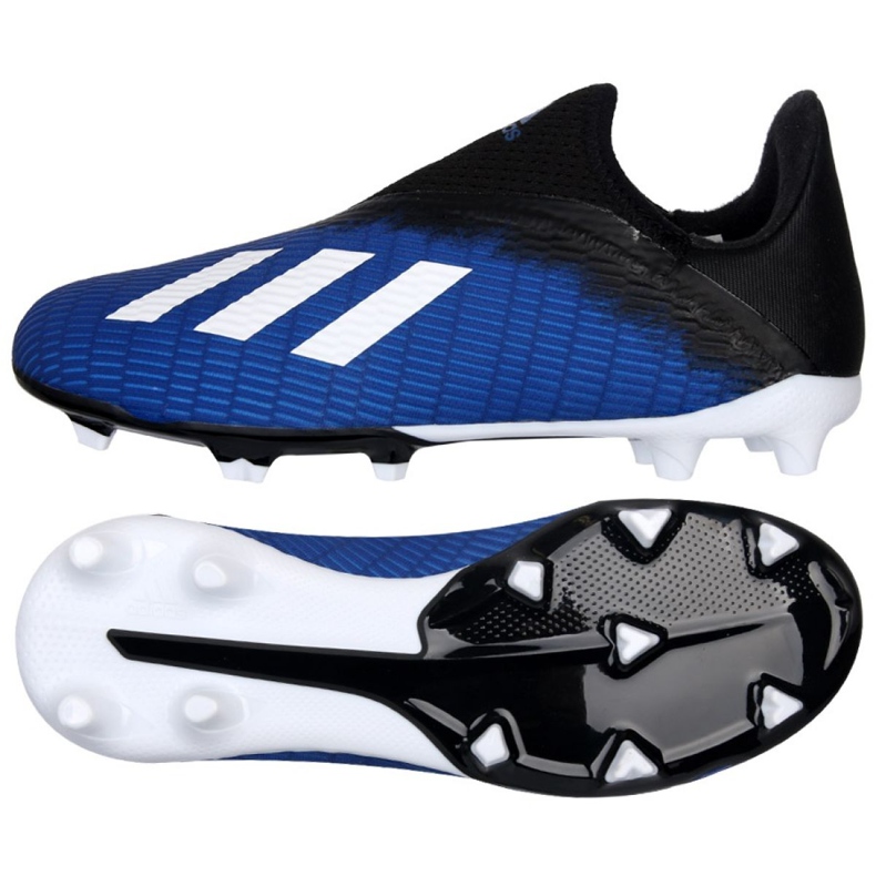 Kopačke Adidas X 19.3 Ll Fg Jr EG9840 crno crno