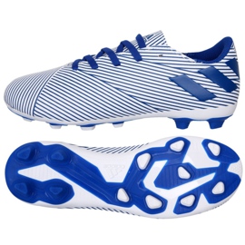 Kopačke adidas Nemeziz 19.4 FxG Jr EF1740 višebojan bijela