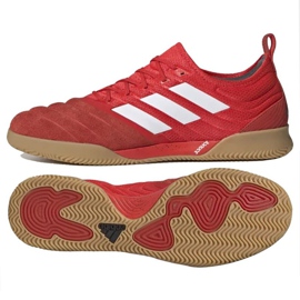 Unutarnje cipele adidas Copa 20.1 U M G28623 crvena narančaste i crvene