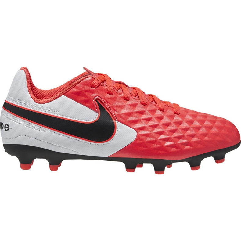 Nike Tiempo Legend 8 Academy FG / MG Jr AT5732-606 nogometne cipele crvena naranče i crvene
