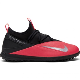 Nogometne cipele Nike Phantom Vsn 2 Club Df Tf Jr CD4079-606 crvena crvena