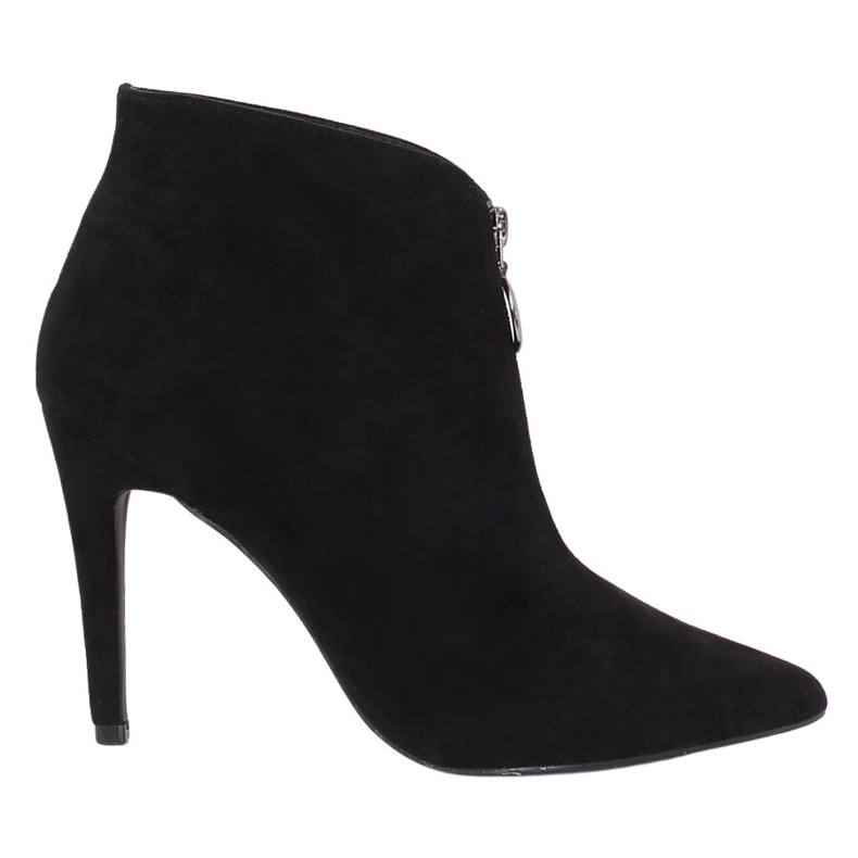 Crne čizme na pribadači crne A3-029 Crne crno