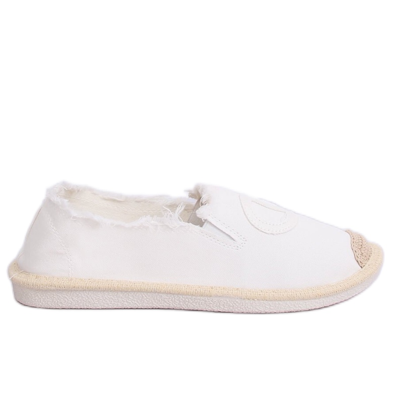 Bijele ženske espadrile NB273P Bijele bijela
