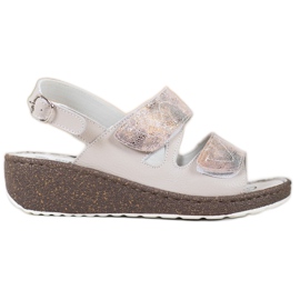 Goodin Udobne kožne sandale višebojan