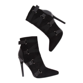 Crne čizme na iglu crne BKKX1150 crne Ii kvalitete crno