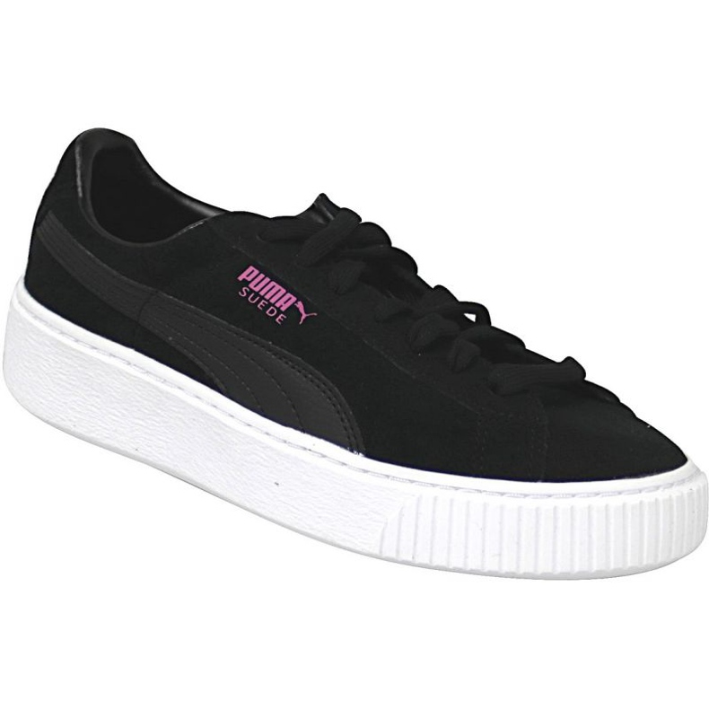 Puma Suede platforma Jr 363663 01 crno