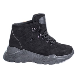 Queentina Tenisice od antilopa crna