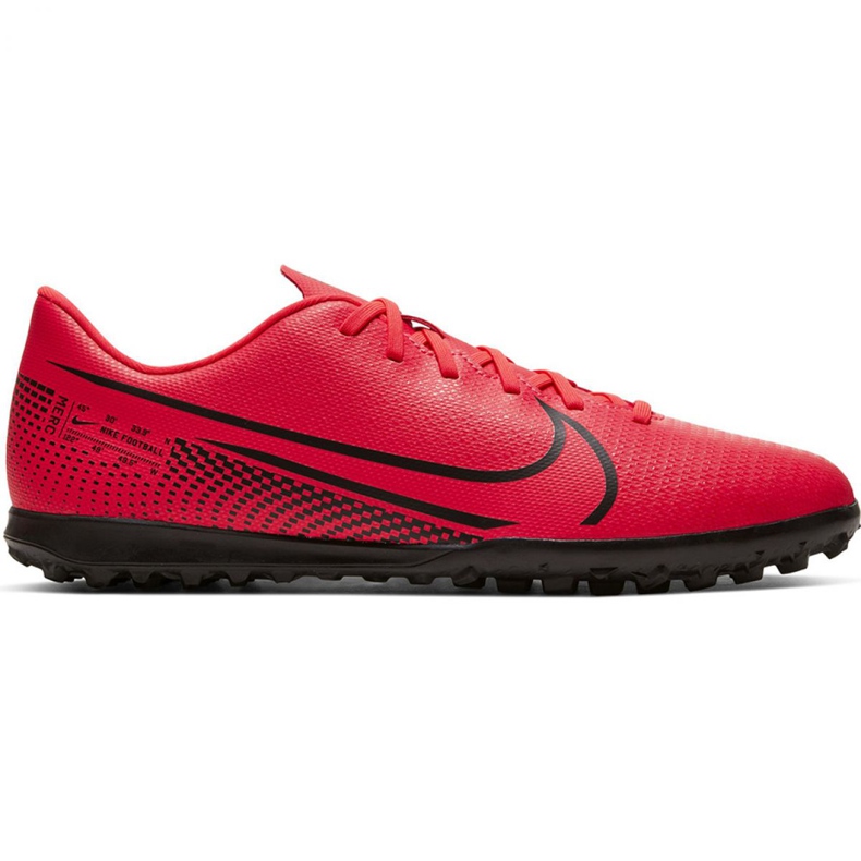 Nike Mercurial Vapor 13 Club Tf M AT7999-606 nogometne cipele crvena crvena