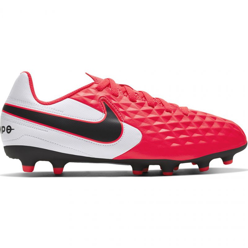 Nike Tiempo Legend 8 Club FG / MG Jr AT5881-606 nogometne cipele crvena naranče i crvene