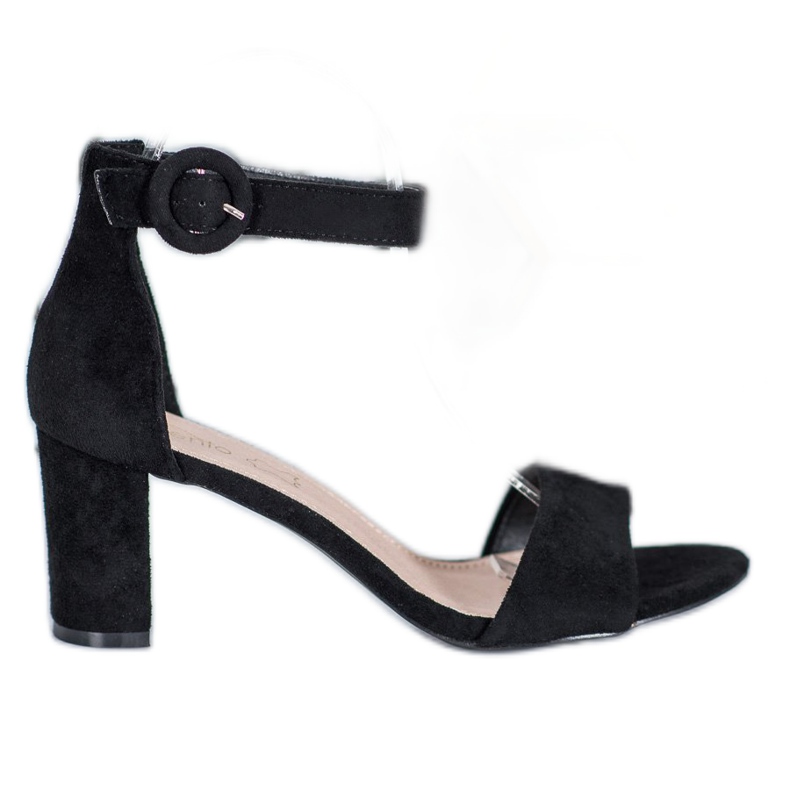 Evento Klasične sandale na visoku petu crno