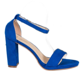 Goodin Sandale od antilopa na šanku plava