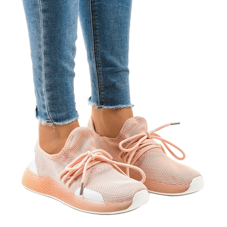 Ružičaste ženske sportske cipele B-6851 ružičasta