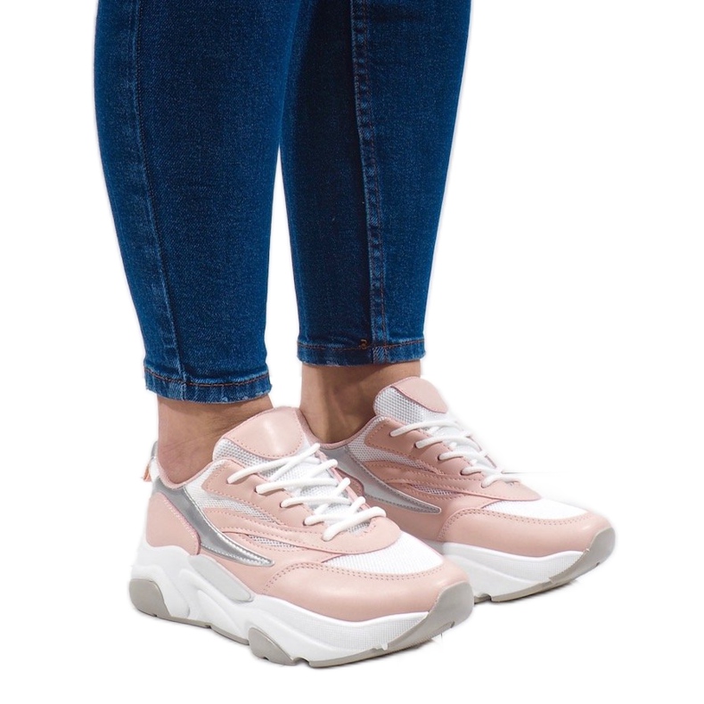 Ružičaste sportske tenisice SX001-11 ružičasta