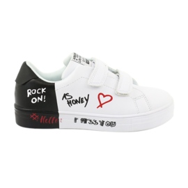 Bijele i crne tenisice American Club ES05 bijela crna