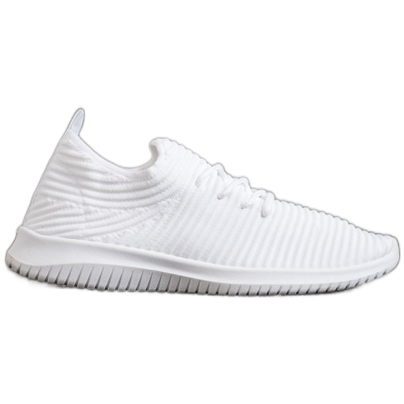 SHELOVET Tekstilne klizne cipele bijela