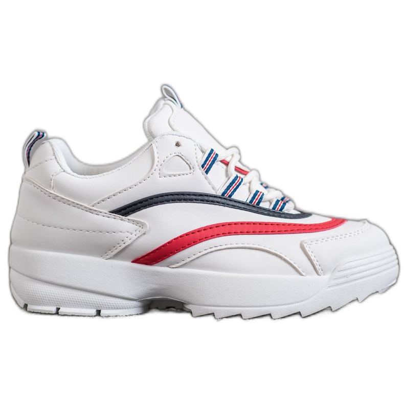 Weide Modne cipele na platformi bijela