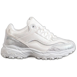 Small Swan Elegantne bijele tenisice bijela