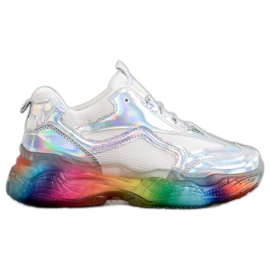 Weide Tenisice sa šarenim potplatom siva raznobojna